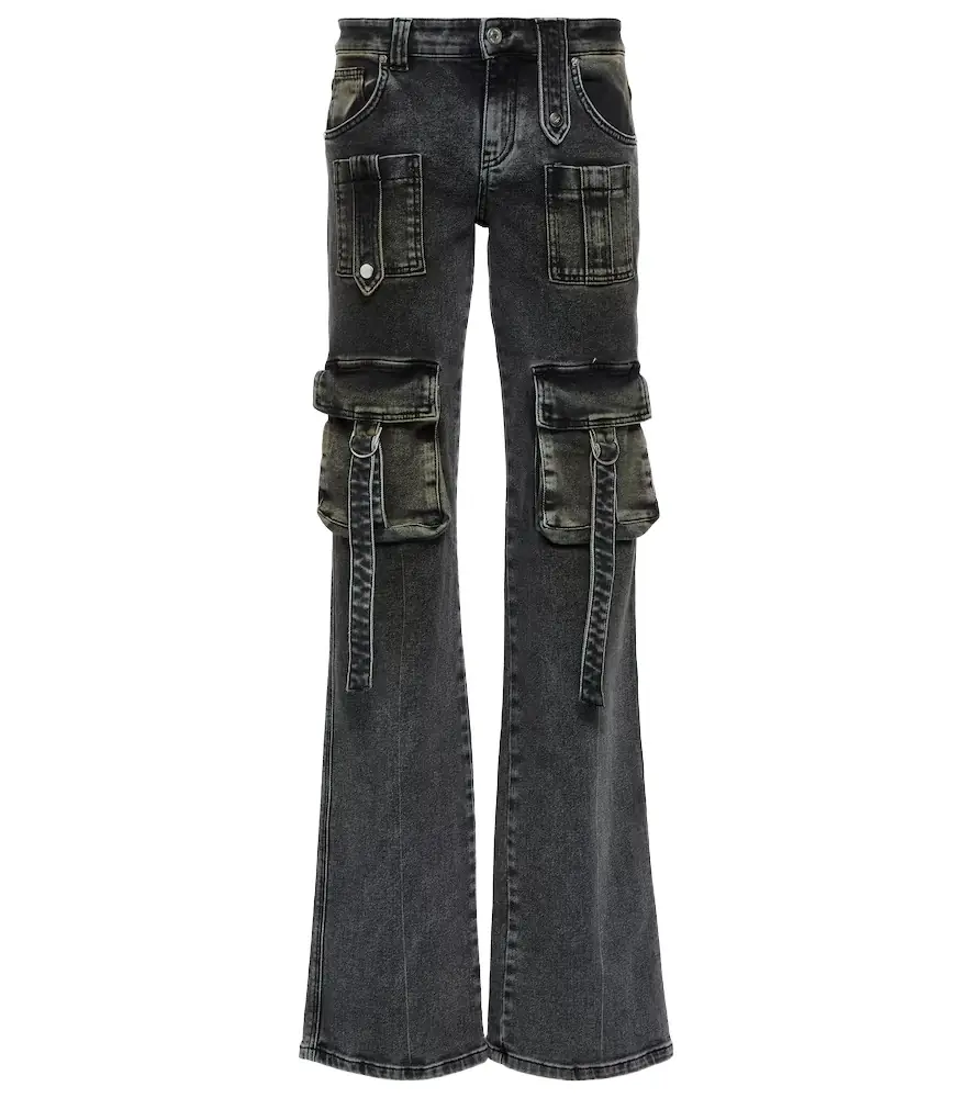 BLUMARINE Low-rise denim cargo pants | Image 1 BLUMARINE Low-rise denim cargo pants | Image 1