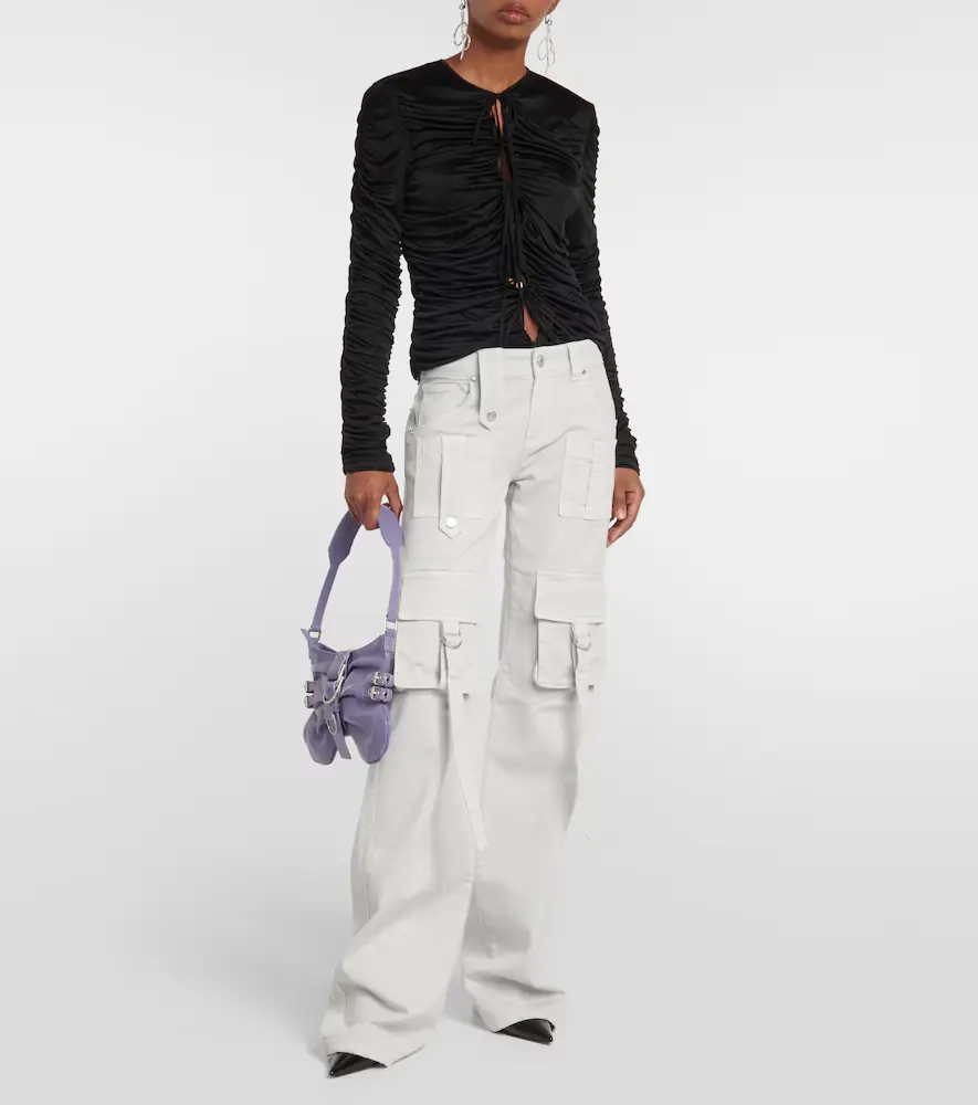 BLUMARINE Low-rise denim cargo pants | Thumbnail 2 BLUMARINE Low-rise denim cargo pants | Thumbnail 2