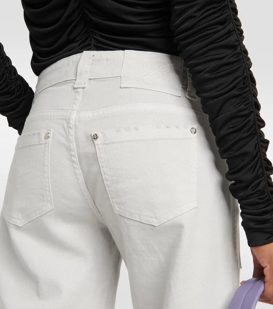 BLUMARINE Low-rise denim cargo pants | Thumbnail 3 BLUMARINE Low-rise denim cargo pants | Thumbnail 3