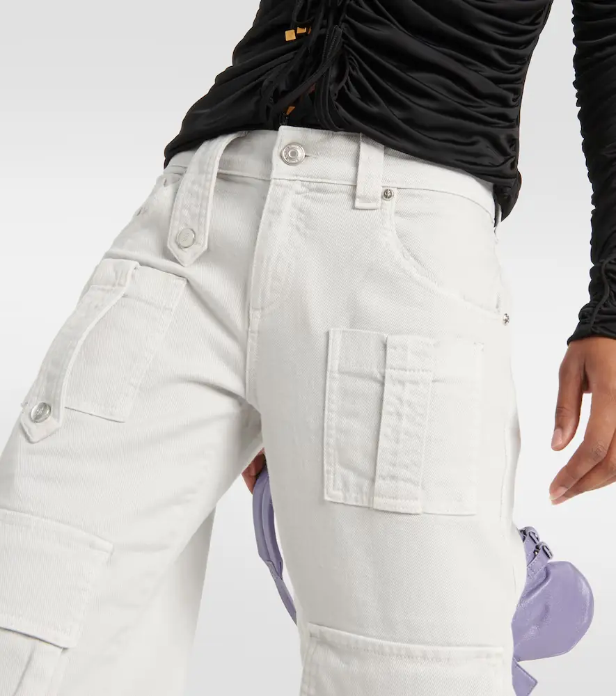 BLUMARINE Low-rise denim cargo pants | Thumbnail 4 BLUMARINE Low-rise denim cargo pants | Thumbnail 4