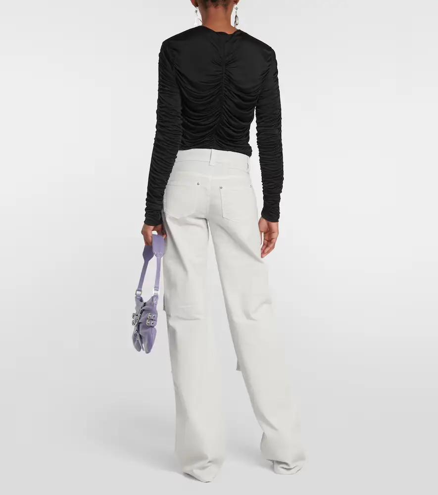 BLUMARINE Low-rise denim cargo pants | Thumbnail 6 BLUMARINE Low-rise denim cargo pants | Thumbnail 6