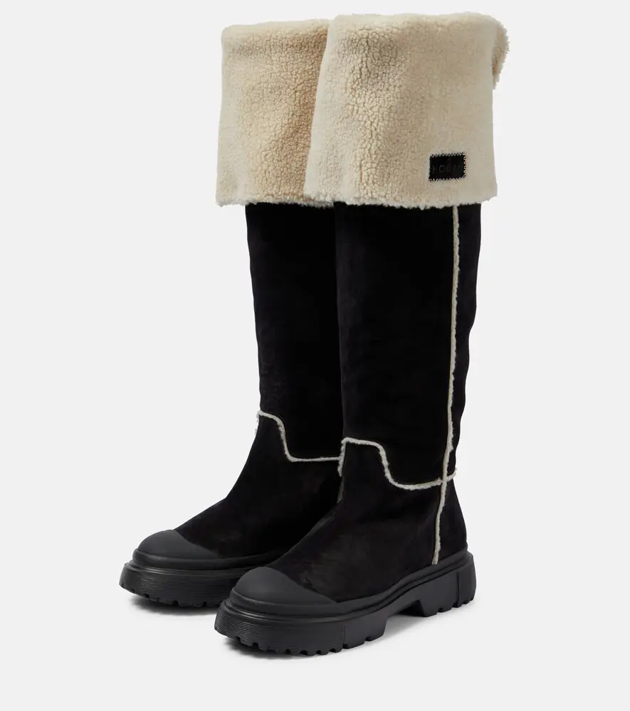 Hogan H619 suede knee-high boots | Thumbnail 2 Hogan H619 suede knee-high boots | Thumbnail 2
