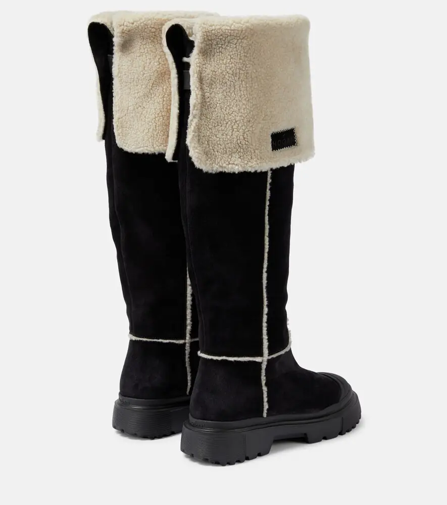 Hogan H619 suede knee-high boots | Thumbnail 3 Hogan H619 suede knee-high boots | Thumbnail 3