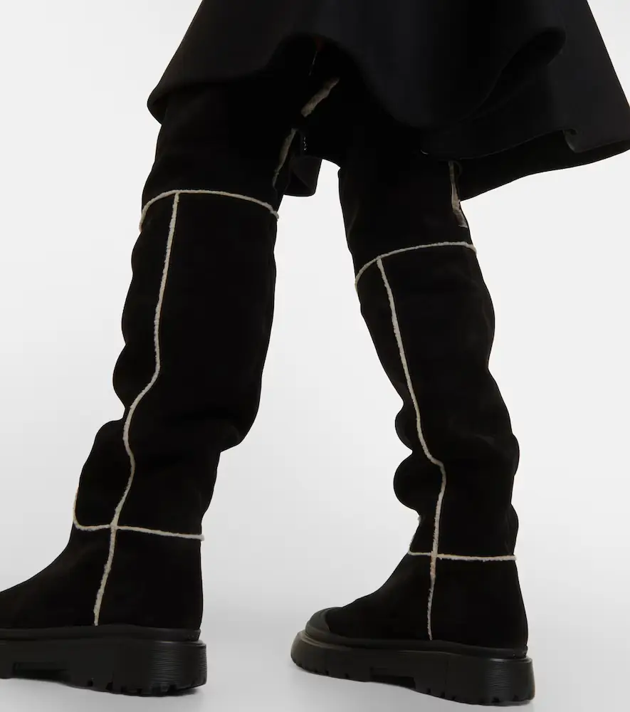 Hogan H619 suede knee-high boots | Thumbnail 6 Hogan H619 suede knee-high boots | Thumbnail 6
