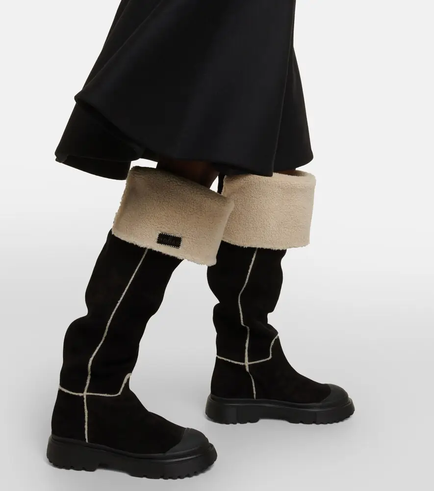 Hogan H619 suede knee-high boots | Thumbnail 7 Hogan H619 suede knee-high boots | Thumbnail 7