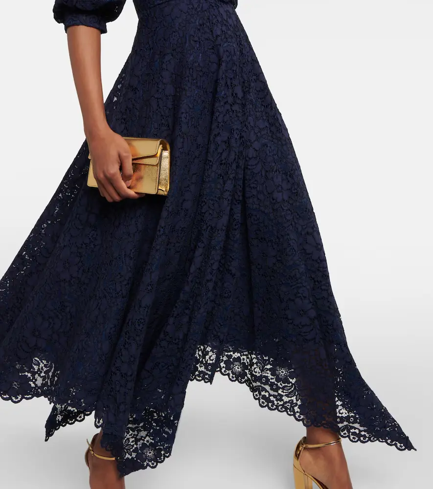 Costarellos Belted lace midi dress | Thumbnail 5 Costarellos Belted lace midi dress | Thumbnail 5