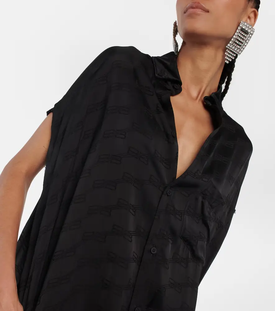 Balenciaga BB midi shirt dress | Thumbnail 2