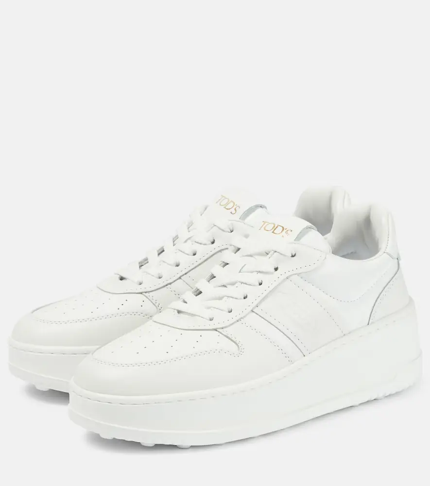 Tod's Leather platform sneakers | Thumbnail 4