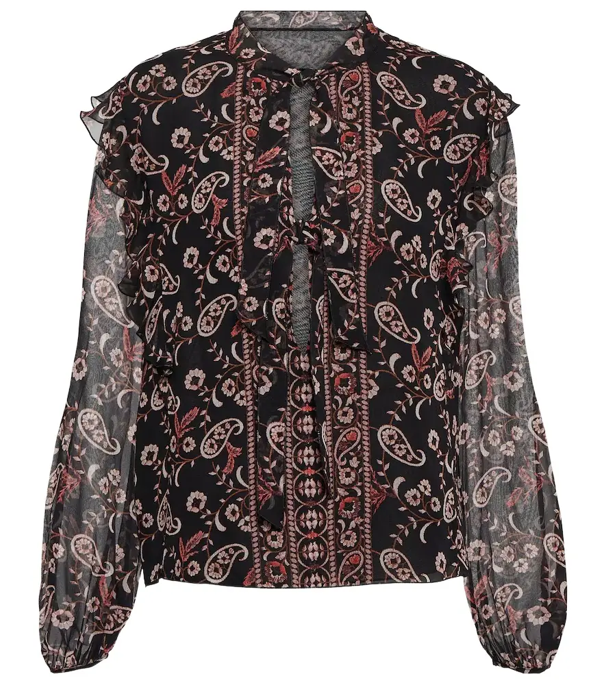 Giambattista Valli Printed silk blouse | Image 1 Giambattista Valli Printed silk blouse | Image 1