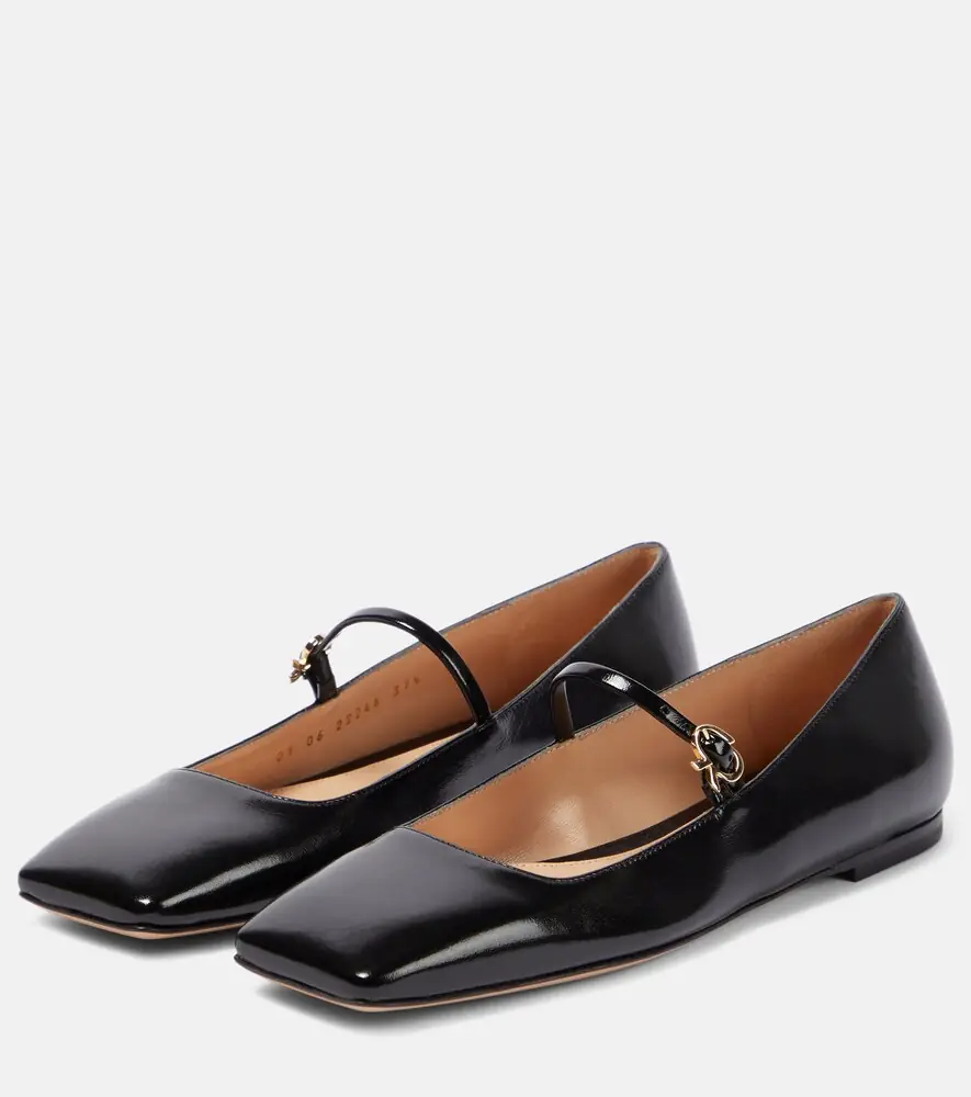 Gianvito Rossi Christina patent leather ballet flats | Thumbnail 4