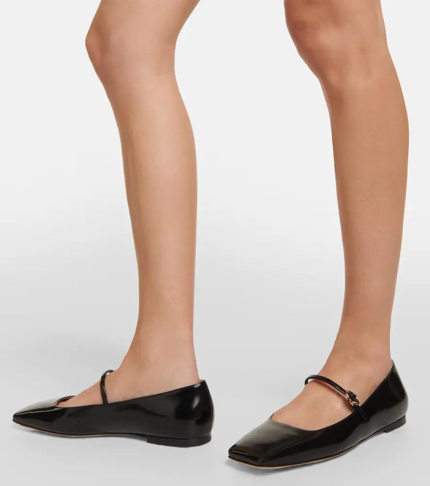 Gianvito Rossi Christina patent leather ballet flats | Thumbnail 5