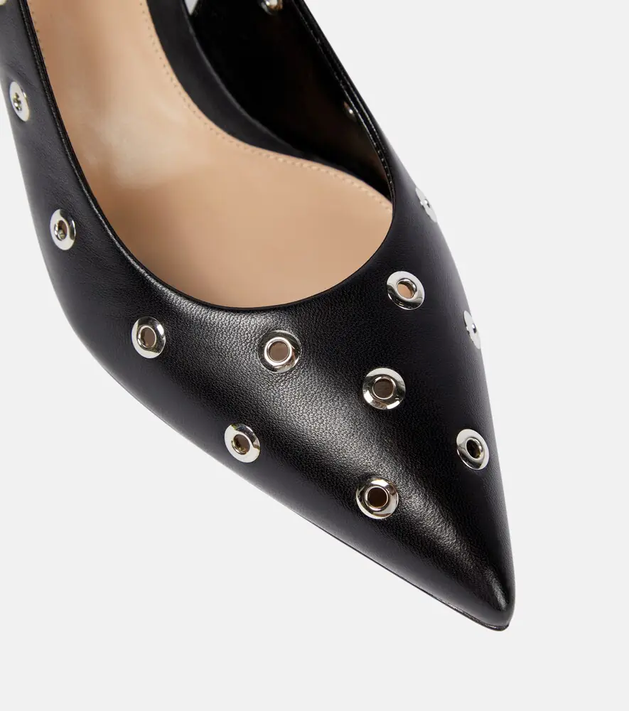 Gianvito Rossi Lydia studded leather slingback pumps | Thumbnail 3