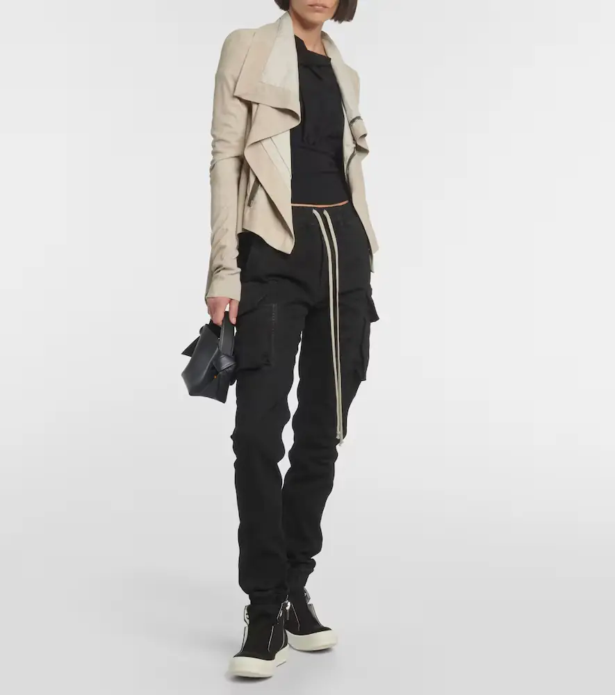 Rick Owens Dunk denim high-top sneakers | Thumbnail 6