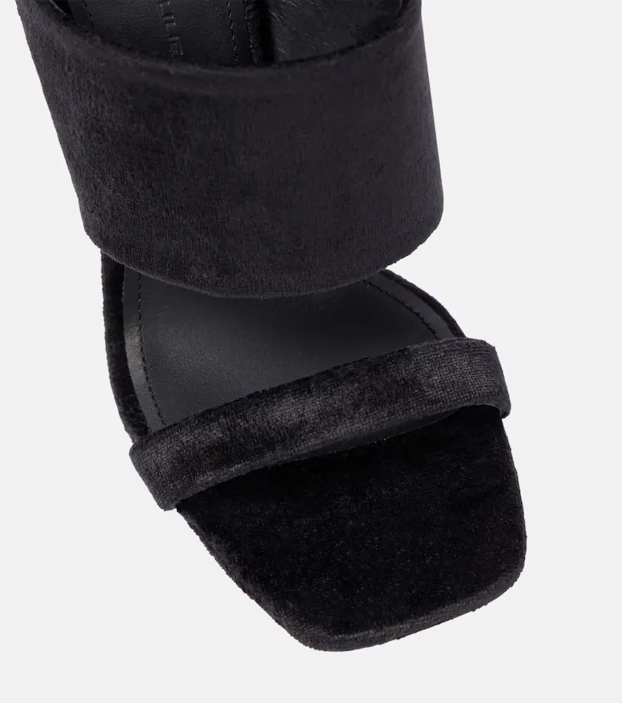 Rick Owens Cantilever suede mules | Thumbnail 3