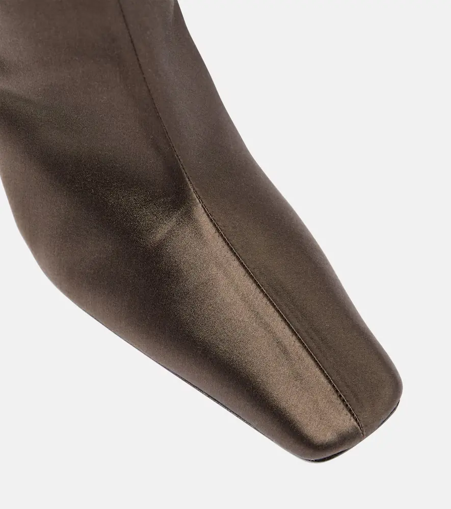 Magda Butrym Faux satin knee-high boots | Thumbnail 2 Magda Butrym Faux satin knee-high boots | Thumbnail 2