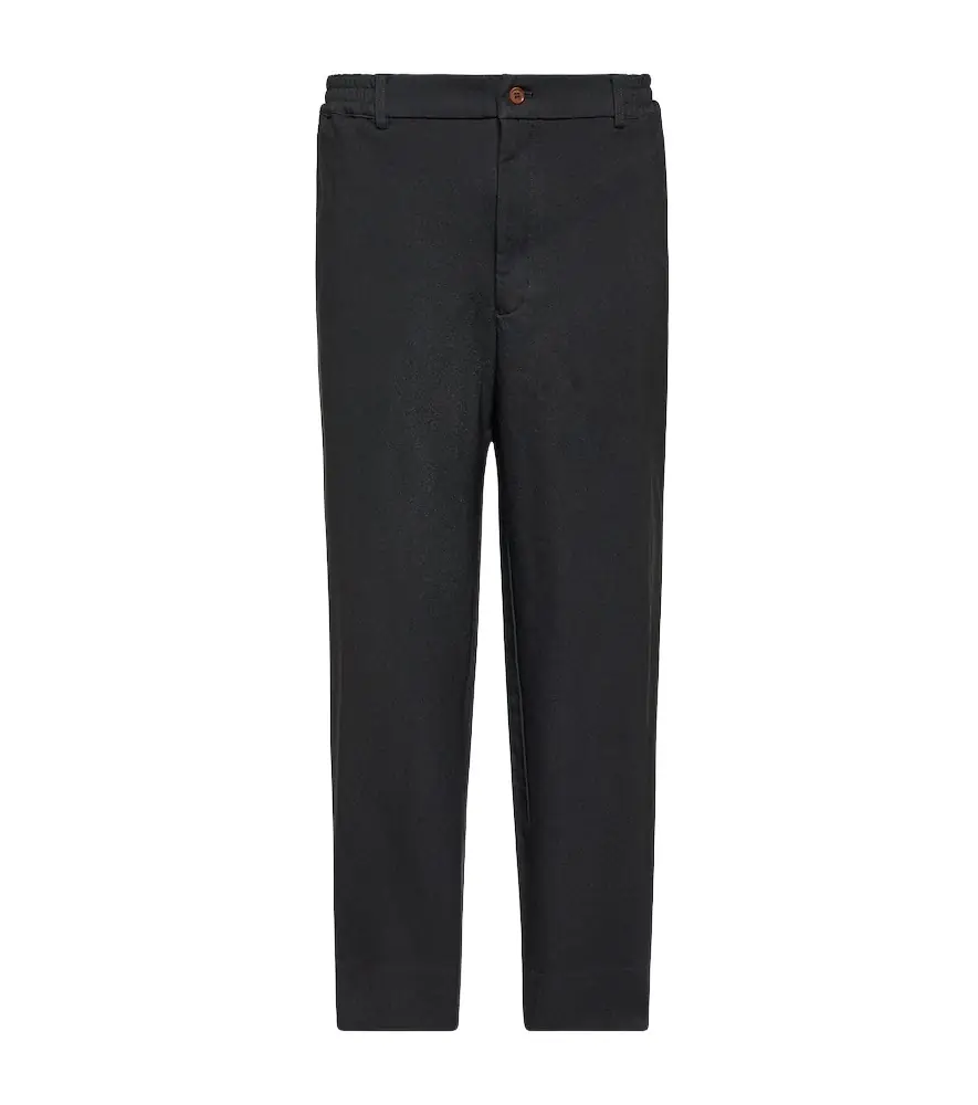 Comme des Garcons Homme Deux Comme des Garçons Homme Deux Mid-rise cropped pants | Image 1 Comme des Garcons Homme Deux Comme des Garçons Homme Deux Mid-rise cropped pants | Image 1