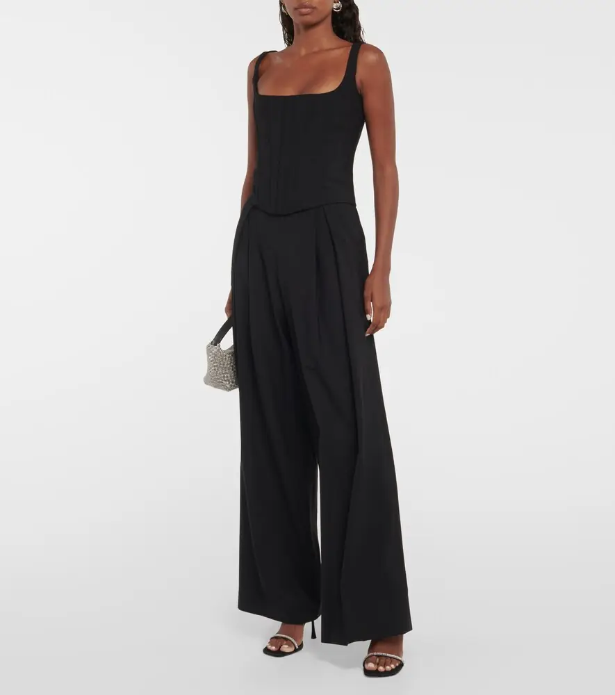 GIUSEPPE DI MORABITO Wool-blend wide-leg pants | Thumbnail 4 GIUSEPPE DI MORABITO Wool-blend wide-leg pants | Thumbnail 4