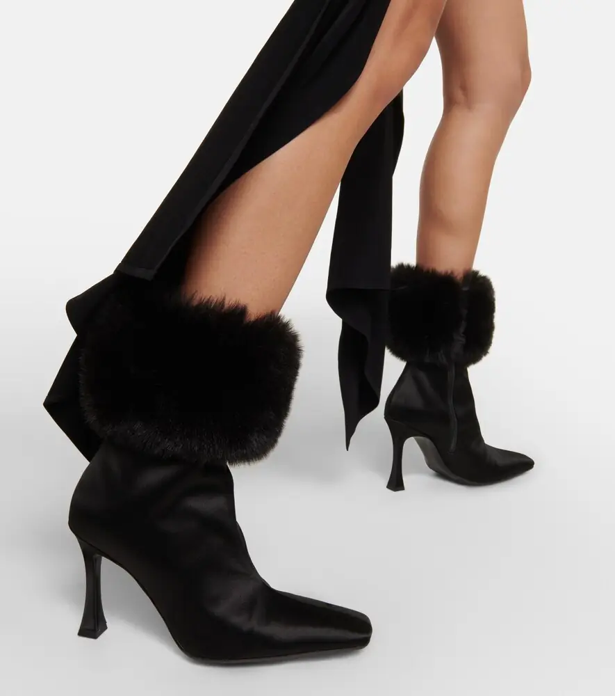 Magda Butrym Satin ankle boots | Thumbnail 6