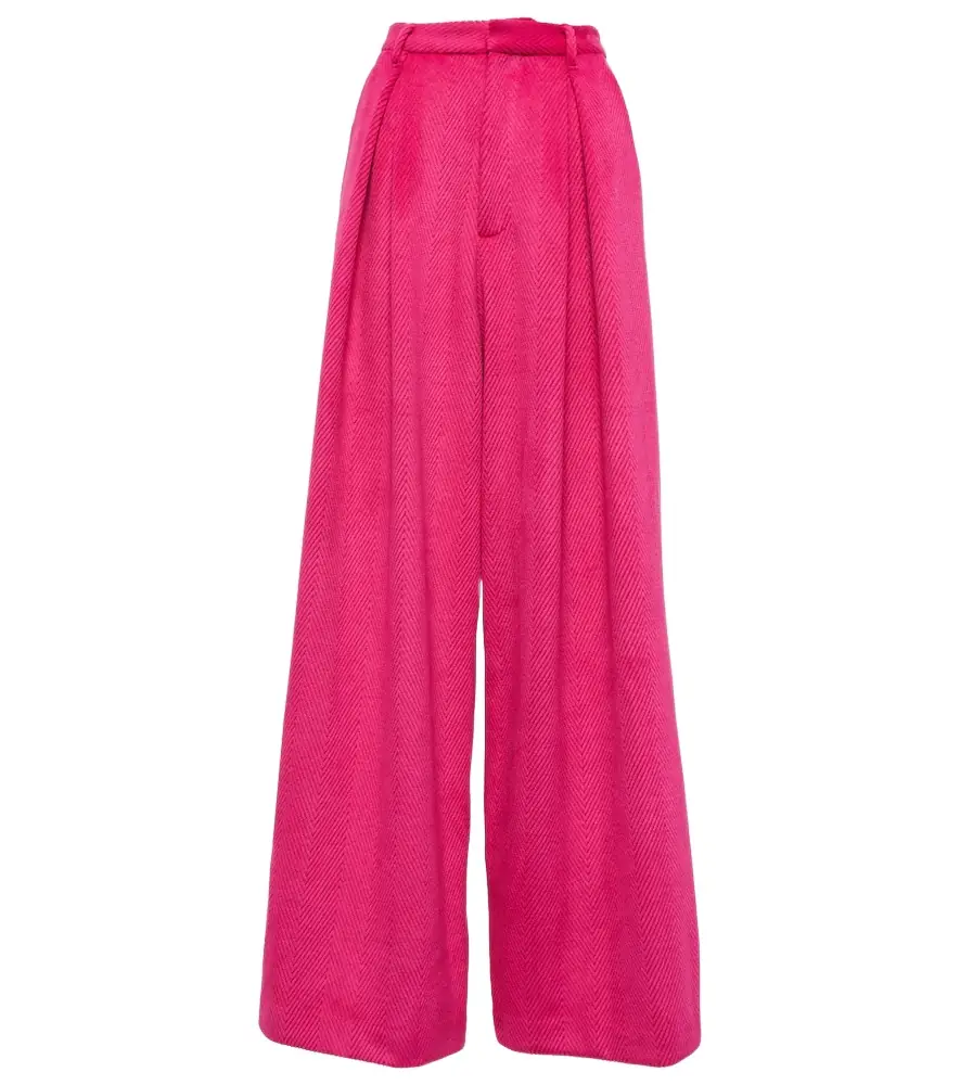 GIUSEPPE DI MORABITO High-rise wide-leg crêpe pants
