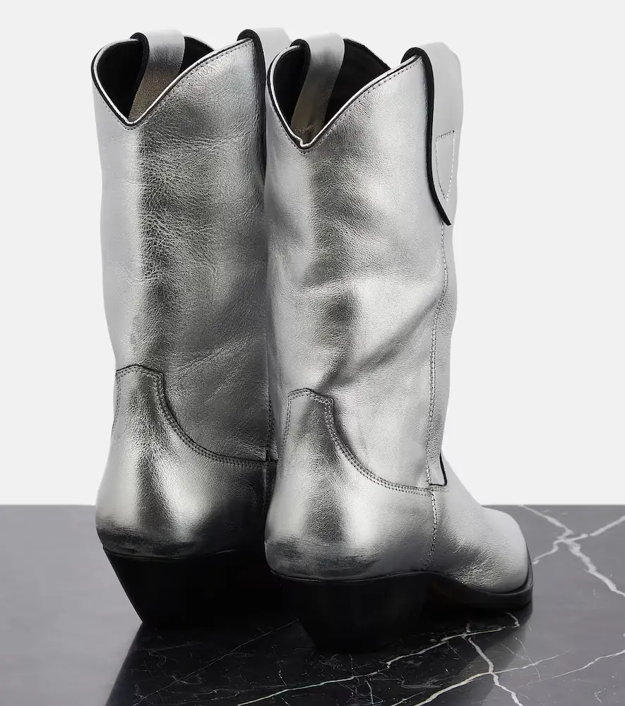 Isabel Marant Duerto metallic leather cowboy boots | Thumbnail 5