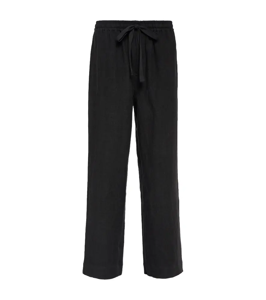 Commas Wide-leg linen pants