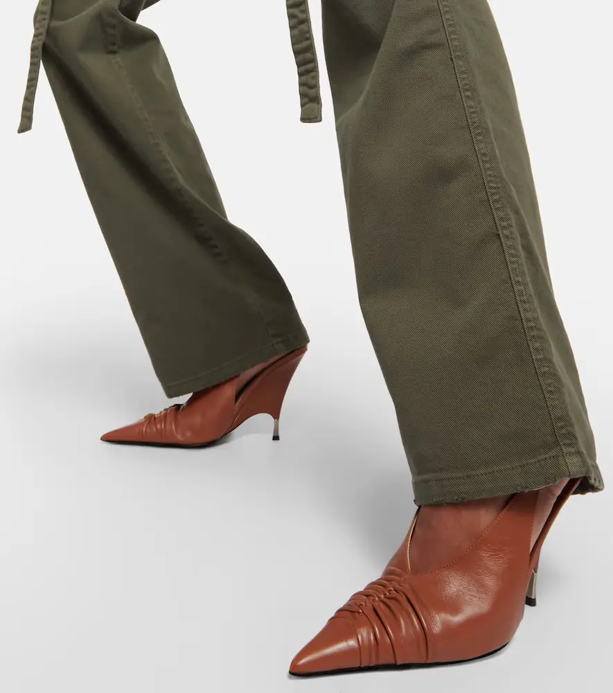 BLUMARINE Leather slingback pumps | Thumbnail 6 BLUMARINE Leather slingback pumps | Thumbnail 6