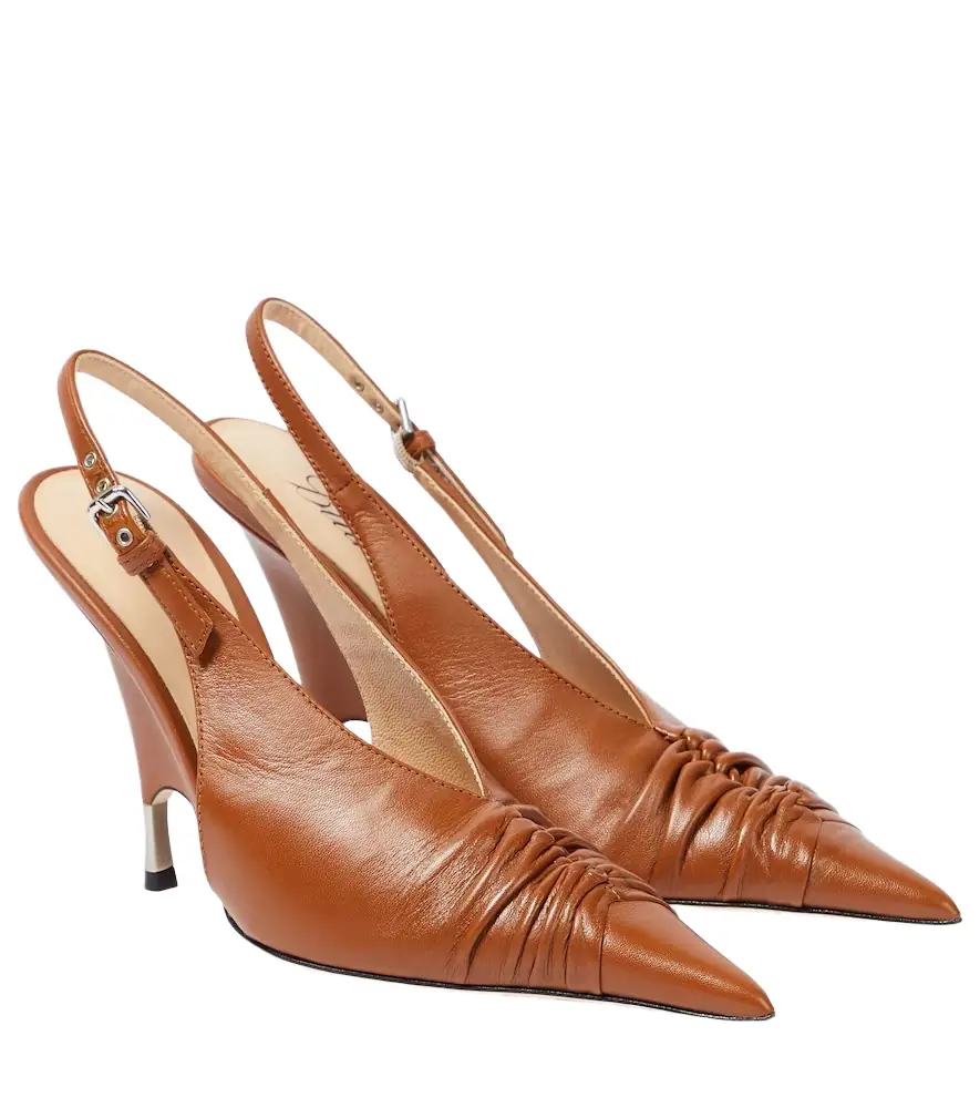 BLUMARINE Leather slingback pumps | Image 1 BLUMARINE Leather slingback pumps | Image 1