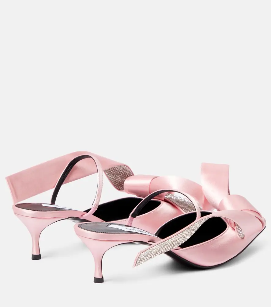 AREA x Sergio Rossi Marquise crystal-embellished mules | Thumbnail 5