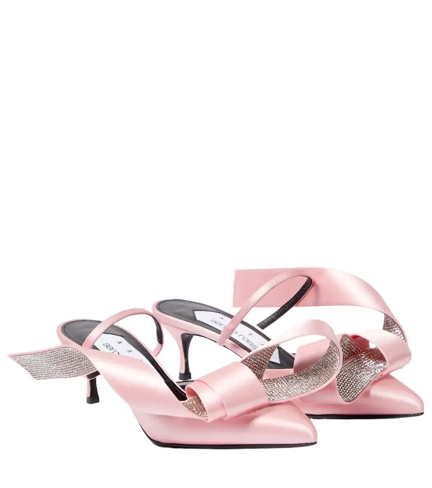 Area x Sergio Rossi Marquise crystal-embellished mules | Image 1 Area x Sergio Rossi Marquise crystal-embellished mules | Image 1