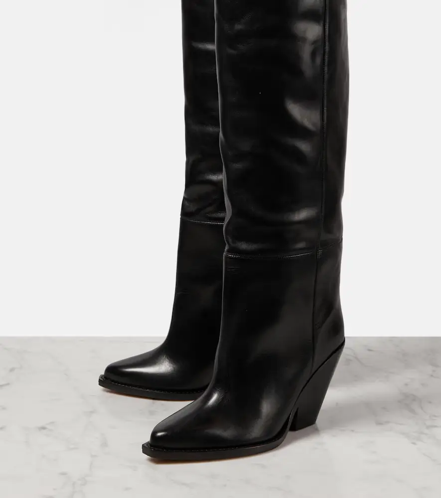 Isabel Marant Knee-high leather boots | Thumbnail 4