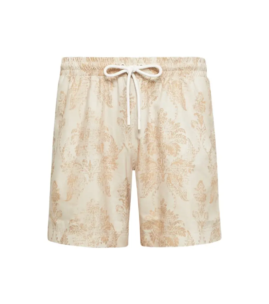 Commas Printed swim shorts