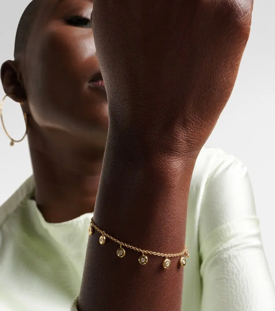 Octavia Elizabeth Nesting Gem 18kt gold bracelet with diamonds | Thumbnail 2 Octavia Elizabeth Nesting Gem 18kt gold bracelet with diamonds | Thumbnail 2