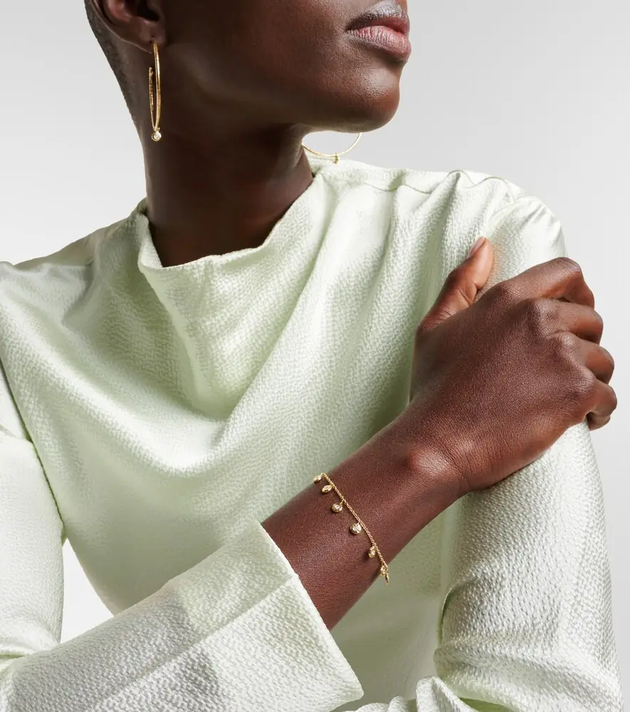 Octavia Elizabeth Nesting Gem 18kt gold bracelet with diamonds | Thumbnail 3 Octavia Elizabeth Nesting Gem 18kt gold bracelet with diamonds | Thumbnail 3