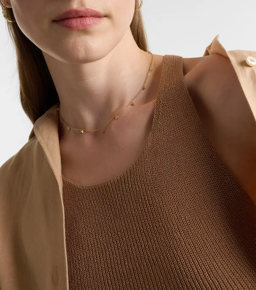 Octavia Elizabeth Micro Nesting Gem 18kt gold necklace with diamonds | Thumbnail 3 Octavia Elizabeth Micro Nesting Gem 18kt gold necklace with diamonds | Thumbnail 3