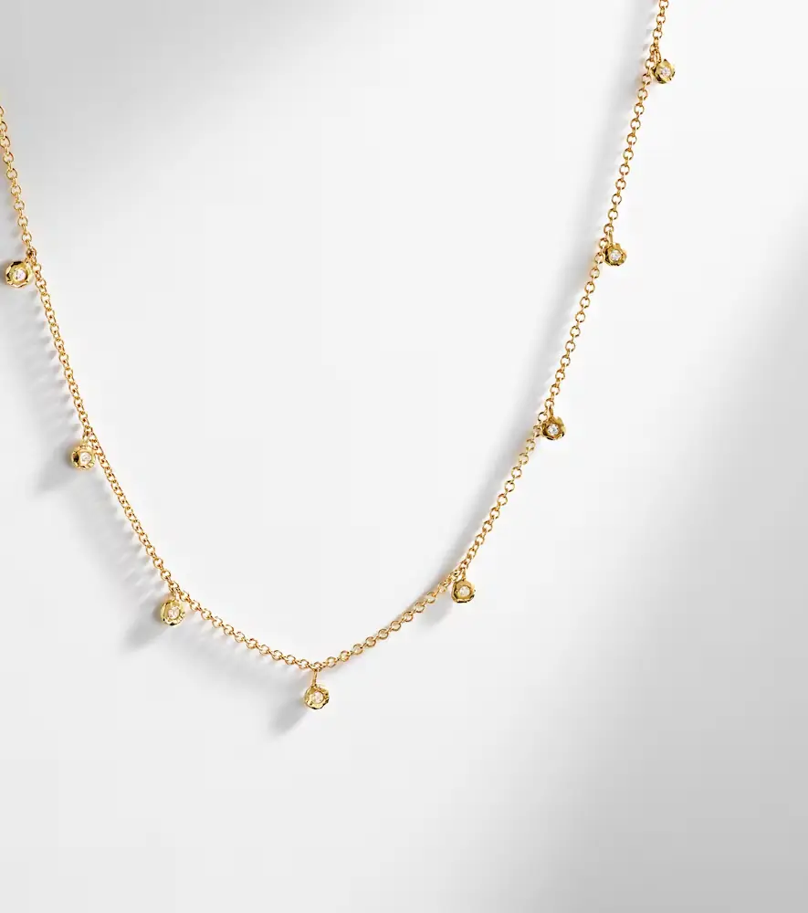 Octavia Elizabeth Micro Nesting Gem 18kt gold necklace with diamonds | Thumbnail 5 Octavia Elizabeth Micro Nesting Gem 18kt gold necklace with diamonds | Thumbnail 5