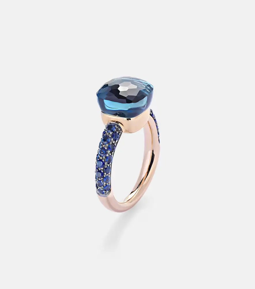 Pomellato Nudo 18kt rose and white gold ring with topaz | Thumbnail 3 Pomellato Nudo 18kt rose and white gold ring with topaz | Thumbnail 3