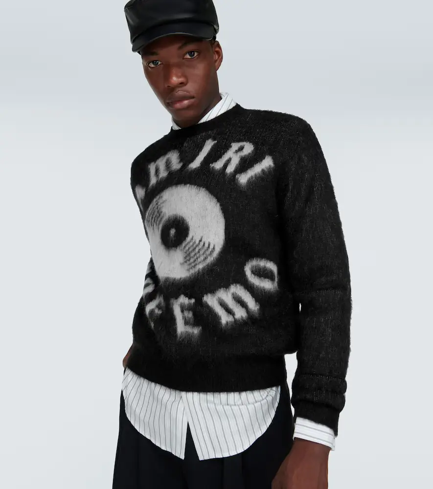 AMIRI Logo wool sweater | Thumbnail 4