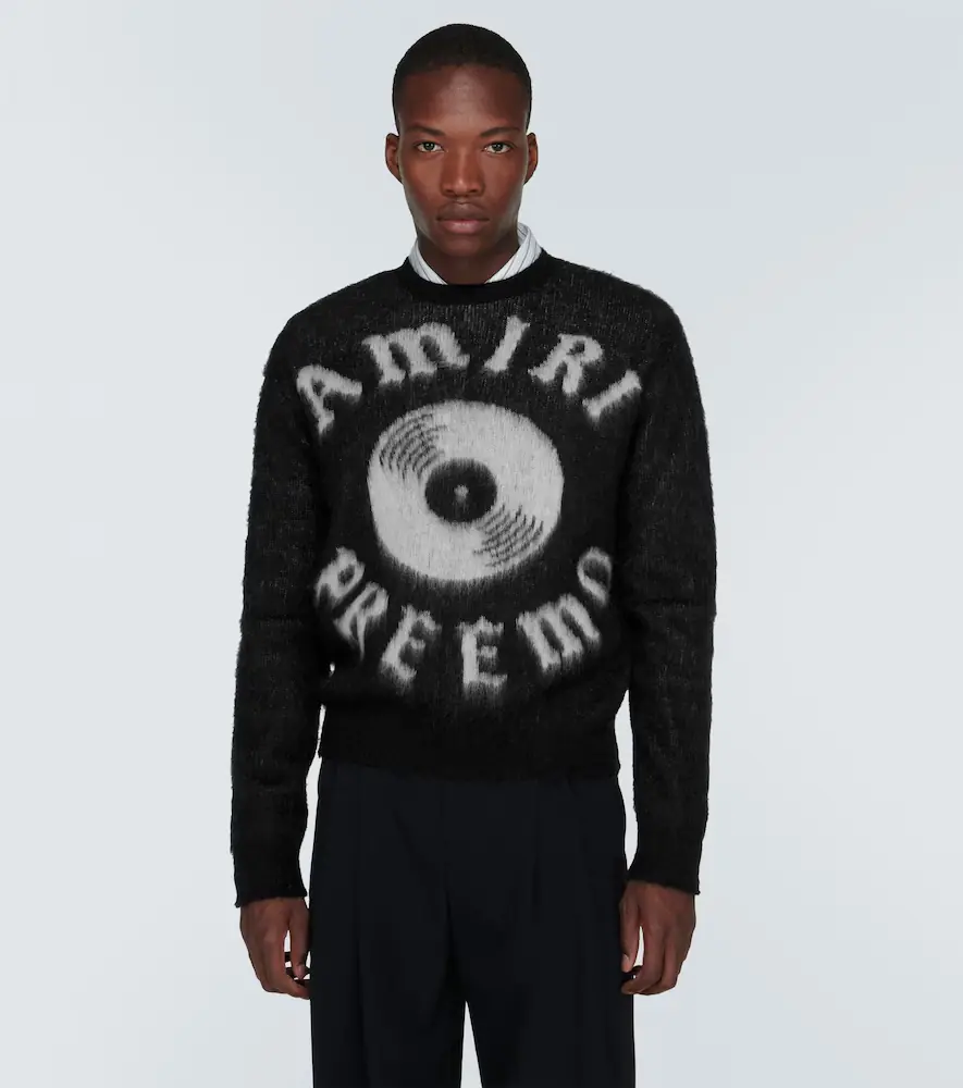 AMIRI Logo wool sweater | Thumbnail 5