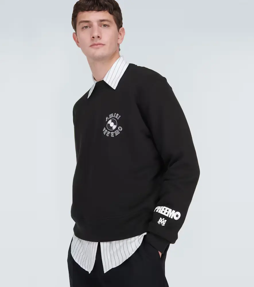 AMIRI Printed cotton jersey sweatshirt | Thumbnail 4