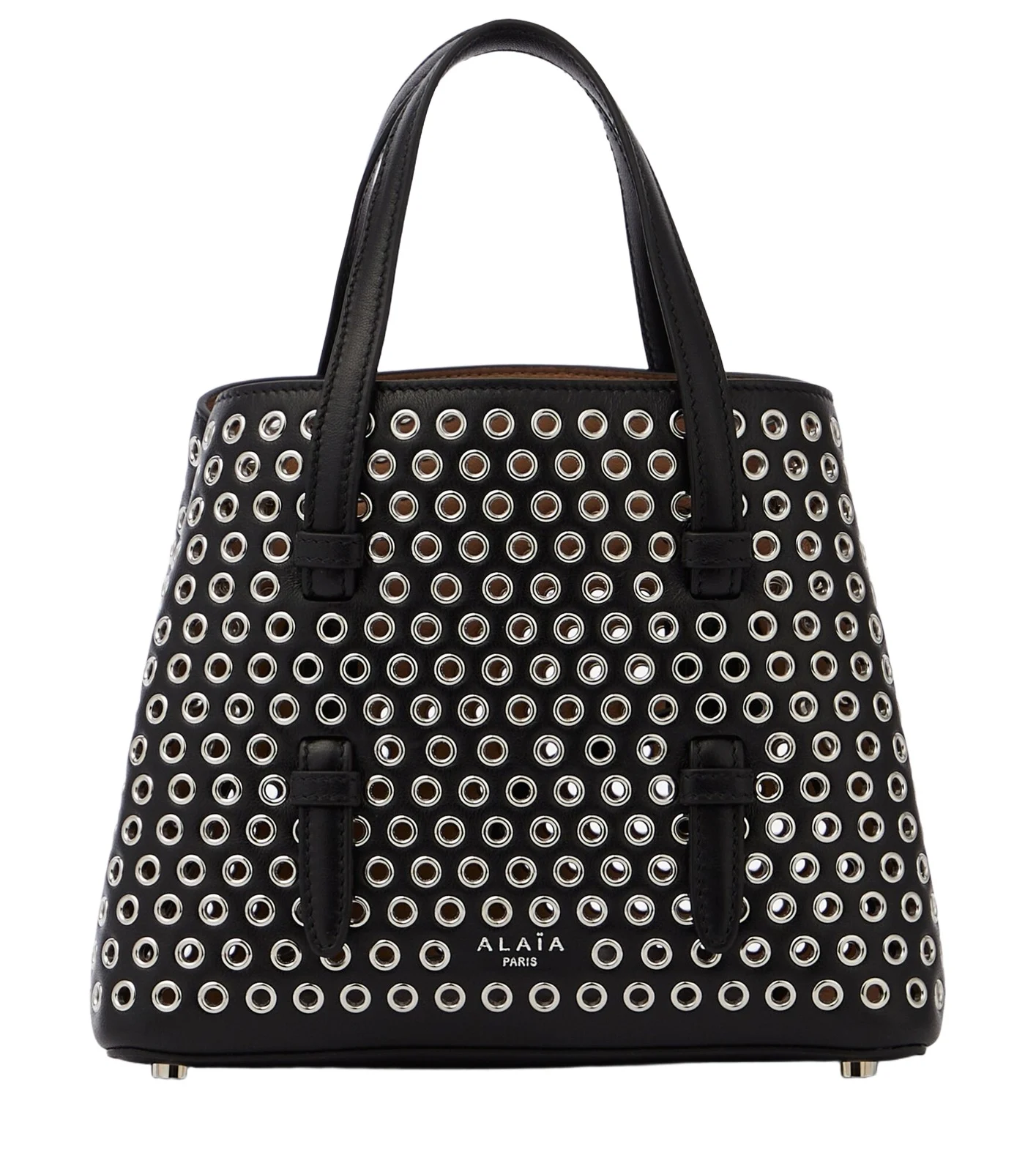 ALAÏA ALAÏA Mina 20 embellished leather top-handle bag