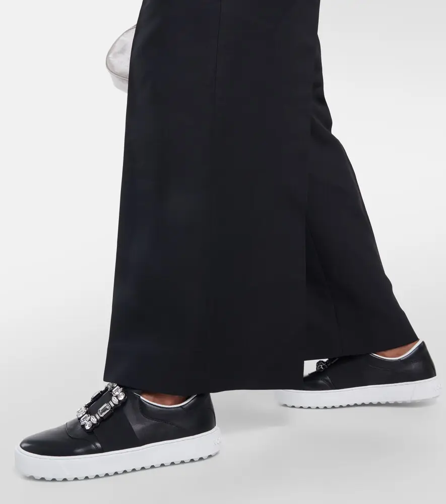 Roger Vivier Very Vivier embellished leather sneakers | Thumbnail 5