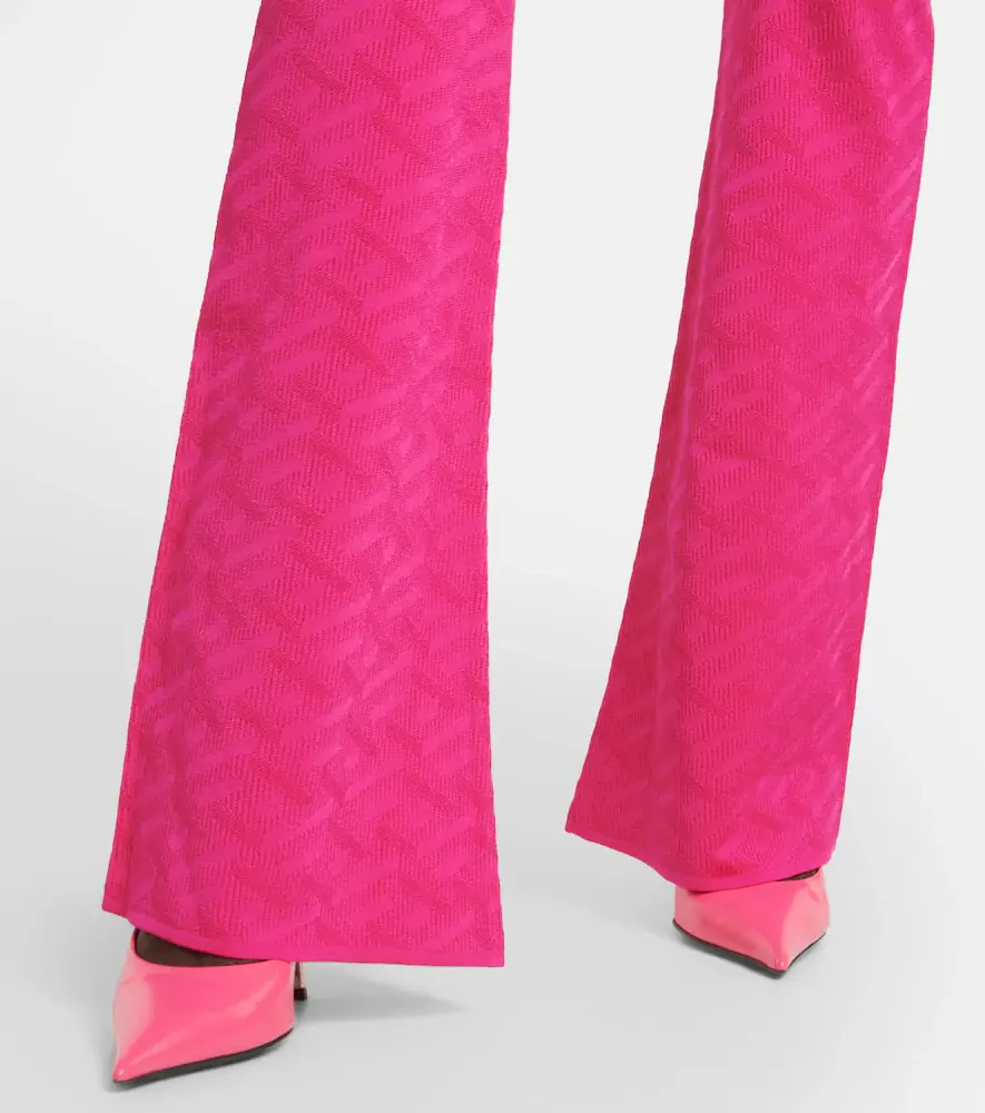 Versace La Greca high-rise flared pants | Thumbnail 2 Versace La Greca high-rise flared pants | Thumbnail 2