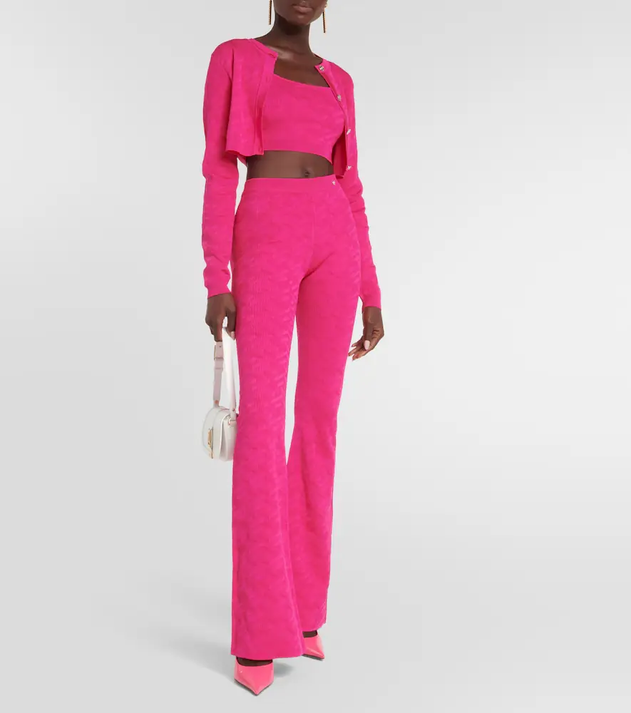 Versace La Greca high-rise flared pants | Thumbnail 4 Versace La Greca high-rise flared pants | Thumbnail 4
