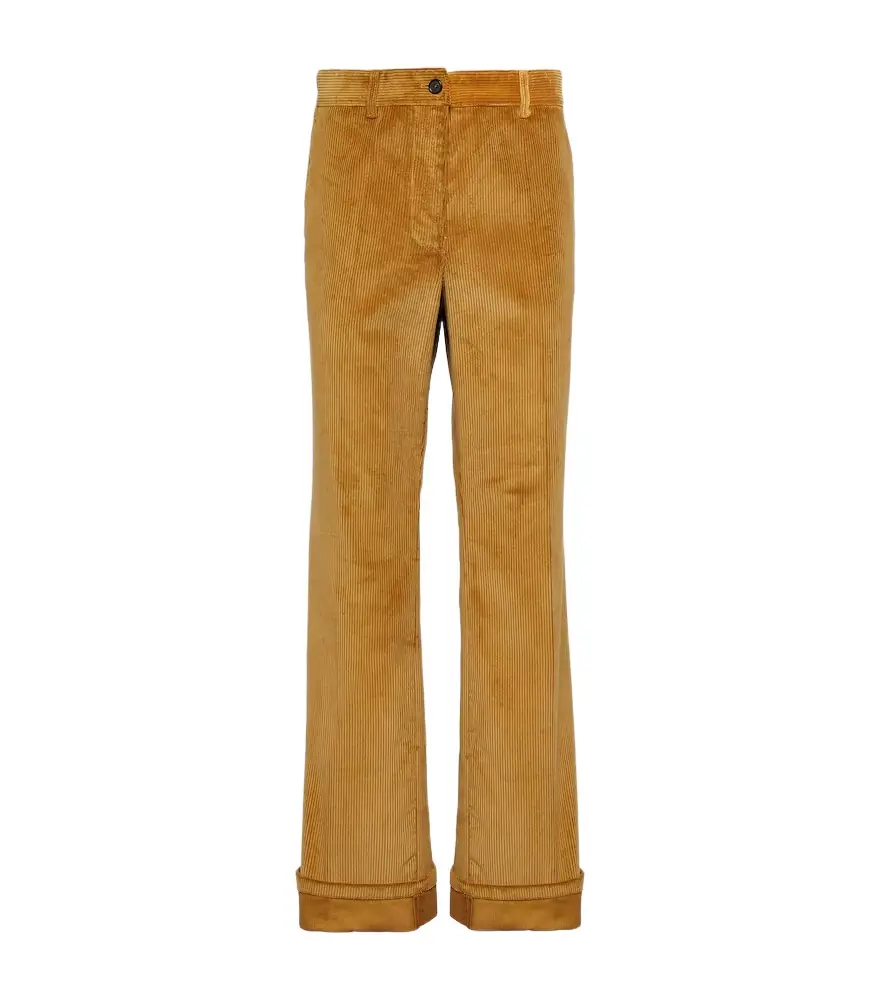 Miu Miu Corduroy flared pants | Image 1 Miu Miu Corduroy flared pants | Image 1