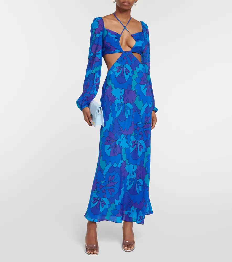 Rixo Kamilla printed georgette maxi dress | Thumbnail 5 Rixo Kamilla printed georgette maxi dress | Thumbnail 5