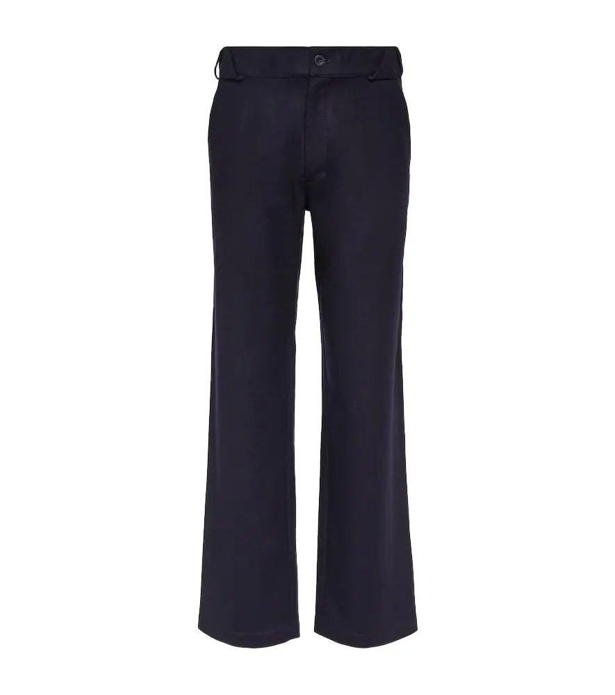 GR10K Straight leg wool-blend pants