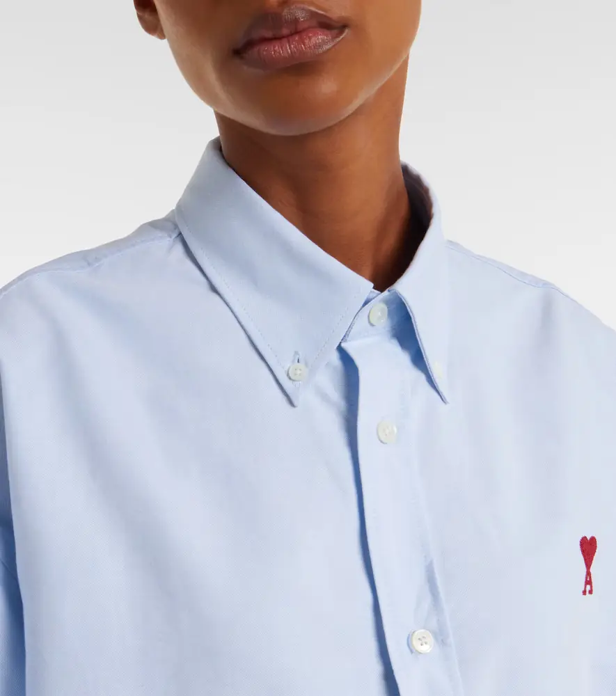 AMI PARIS Ami De Caur cotton poplin shirt | Thumbnail 2 AMI PARIS Ami De Caur cotton poplin shirt | Thumbnail 2