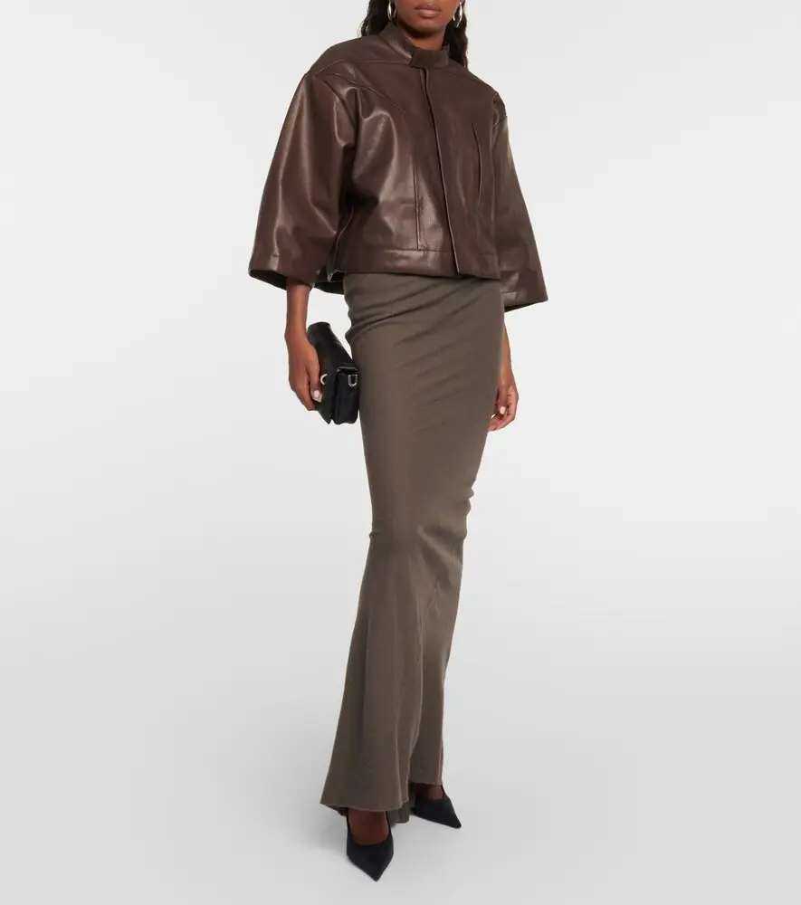 Rick Owens Cropped leather jacket | Thumbnail 5 Rick Owens Cropped leather jacket | Thumbnail 5
