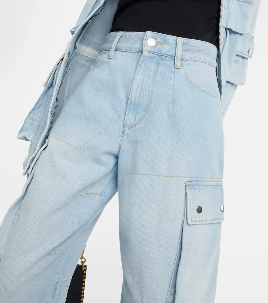 Isabel Marant Elore denim cargo pants | Thumbnail 2