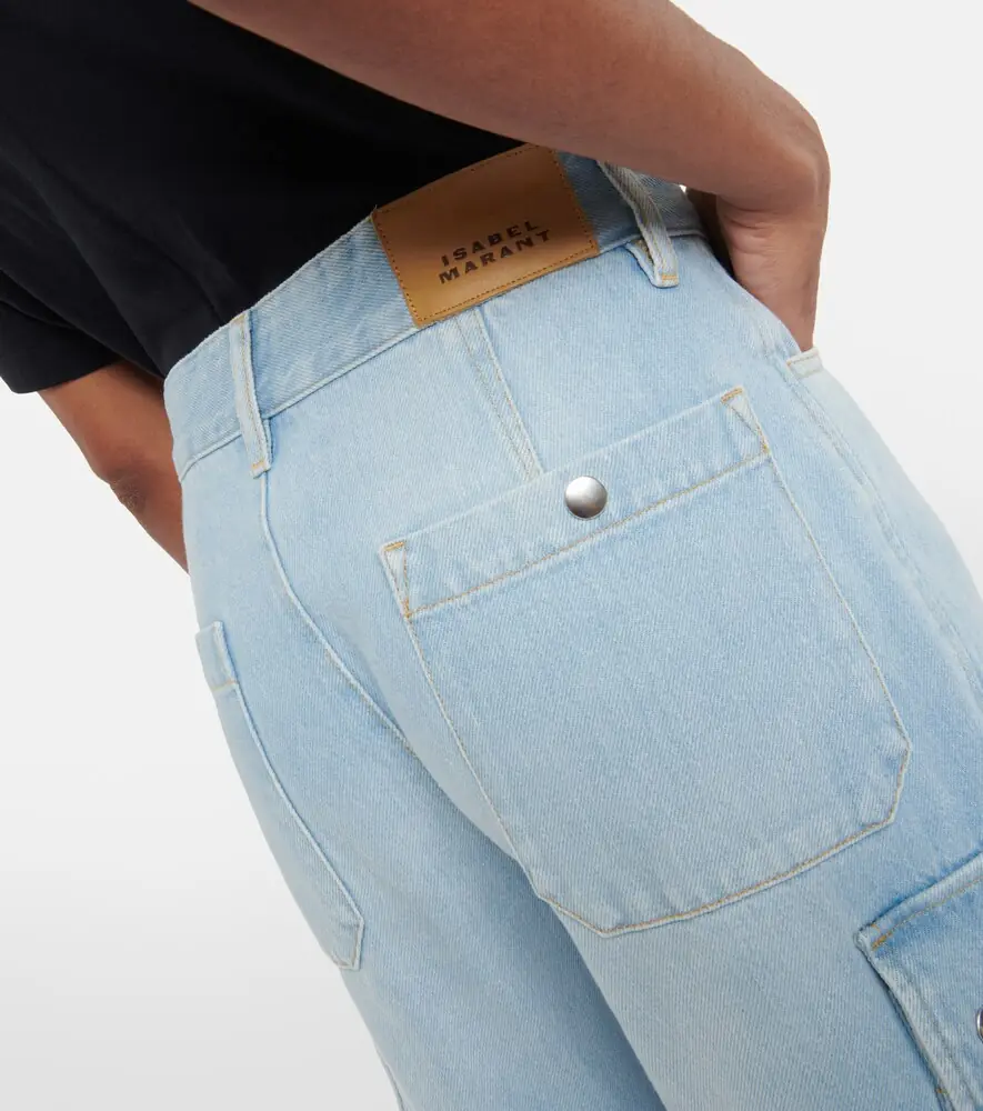 Isabel Marant Elore denim cargo pants | Thumbnail 6